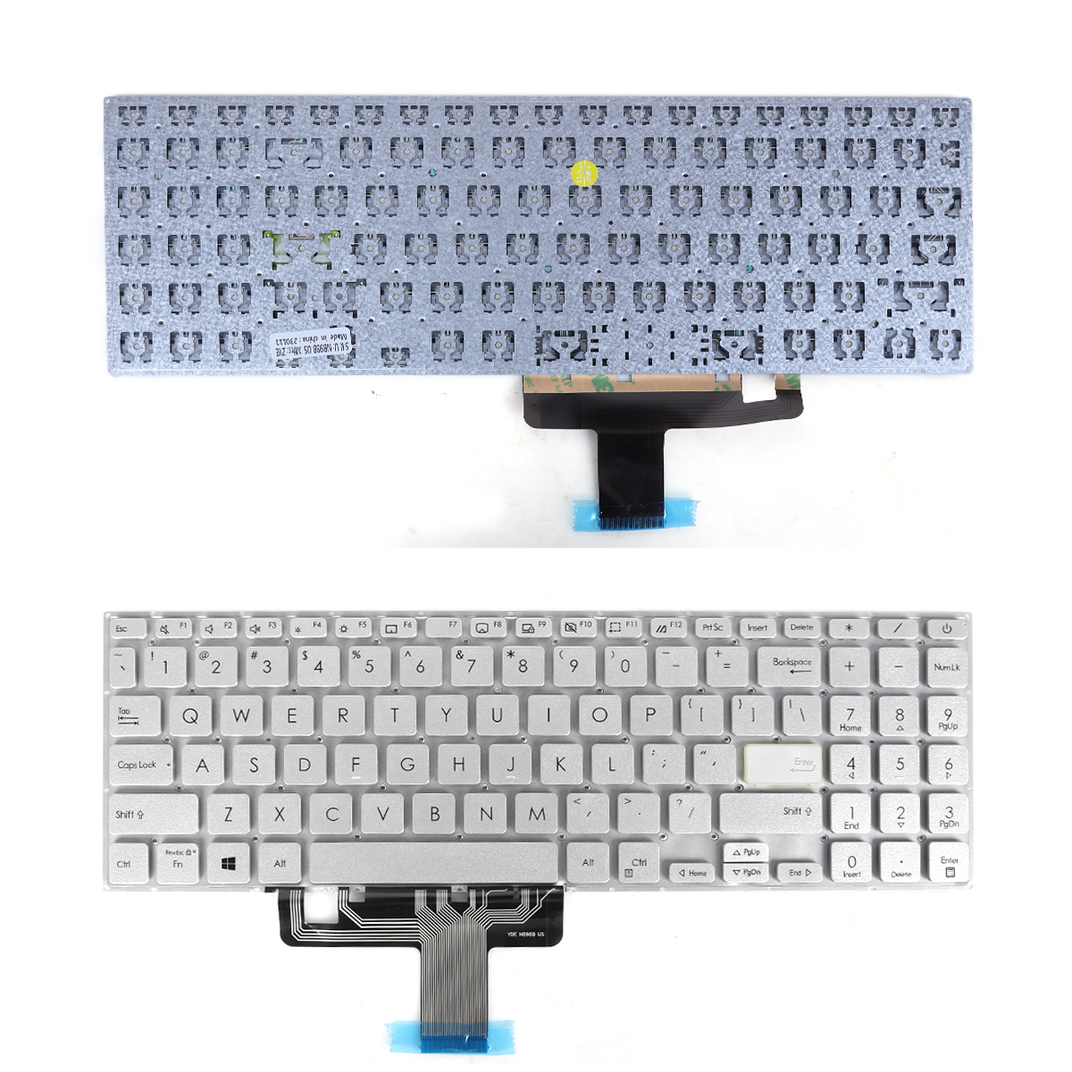 Picture of New Replacement Laptop Keyboard For Asus X521FA X521FL X521EA X521EQ X521UA X521IA X521JQ S533F S533FA SILVER (Win8) US Layout